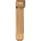 Ekena Millwork Traditional Craftsman Smooth Bracket w/ Offset Brace, Western Red Cedar, 7 1/2"W x 30"D x 36"H BKT0806X30X36TRA04SWR - alternate 3